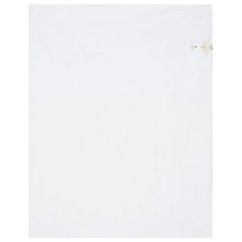 Baby Girls White & Pink Geo Map Blanket