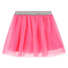 Girls Pink Tulle Skirt, 1, hi-res