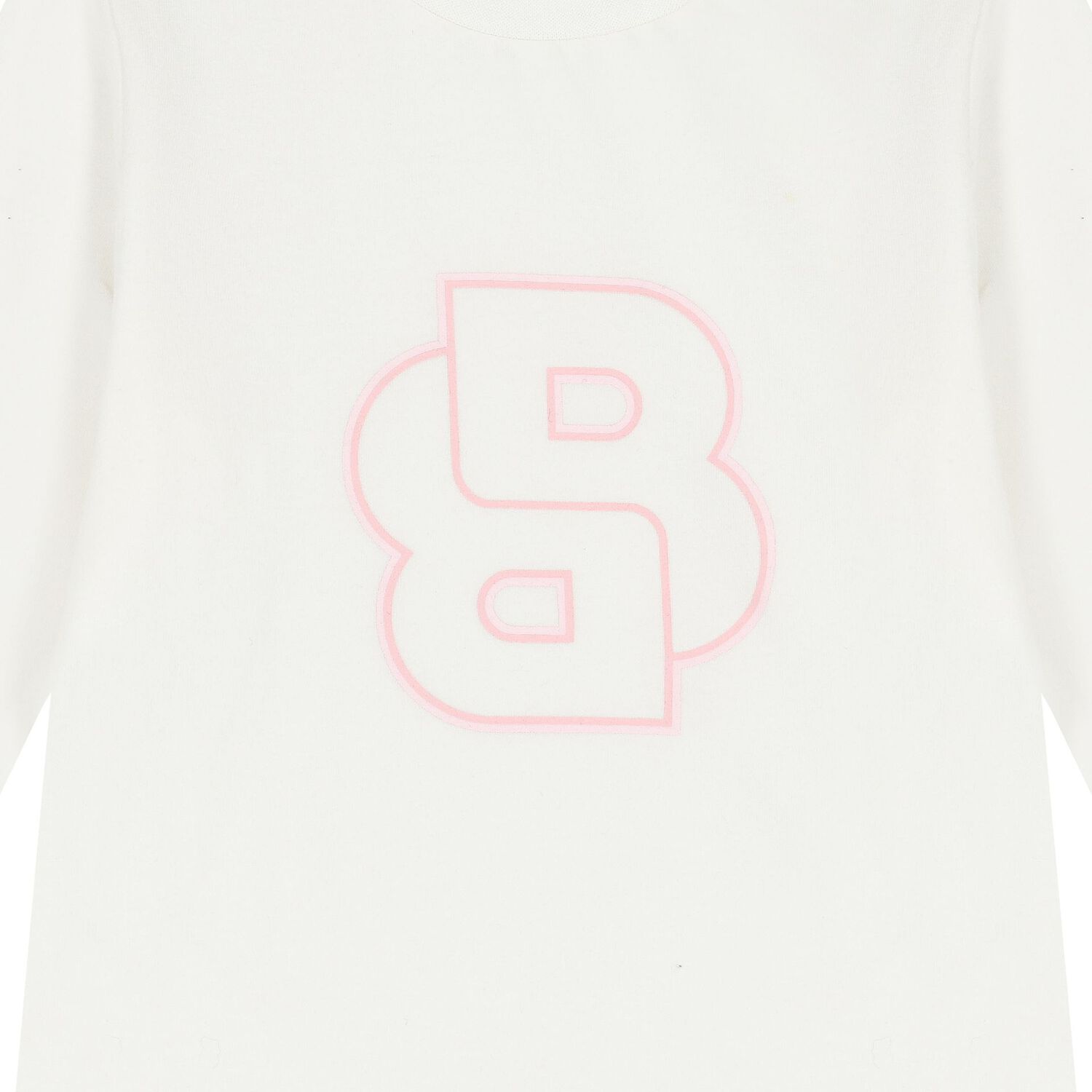 Baby Girls Pink & White Tracksuit Set, 1, hi-res