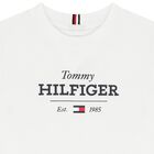 Boys White Logo T-Shirt, 4, hi-res