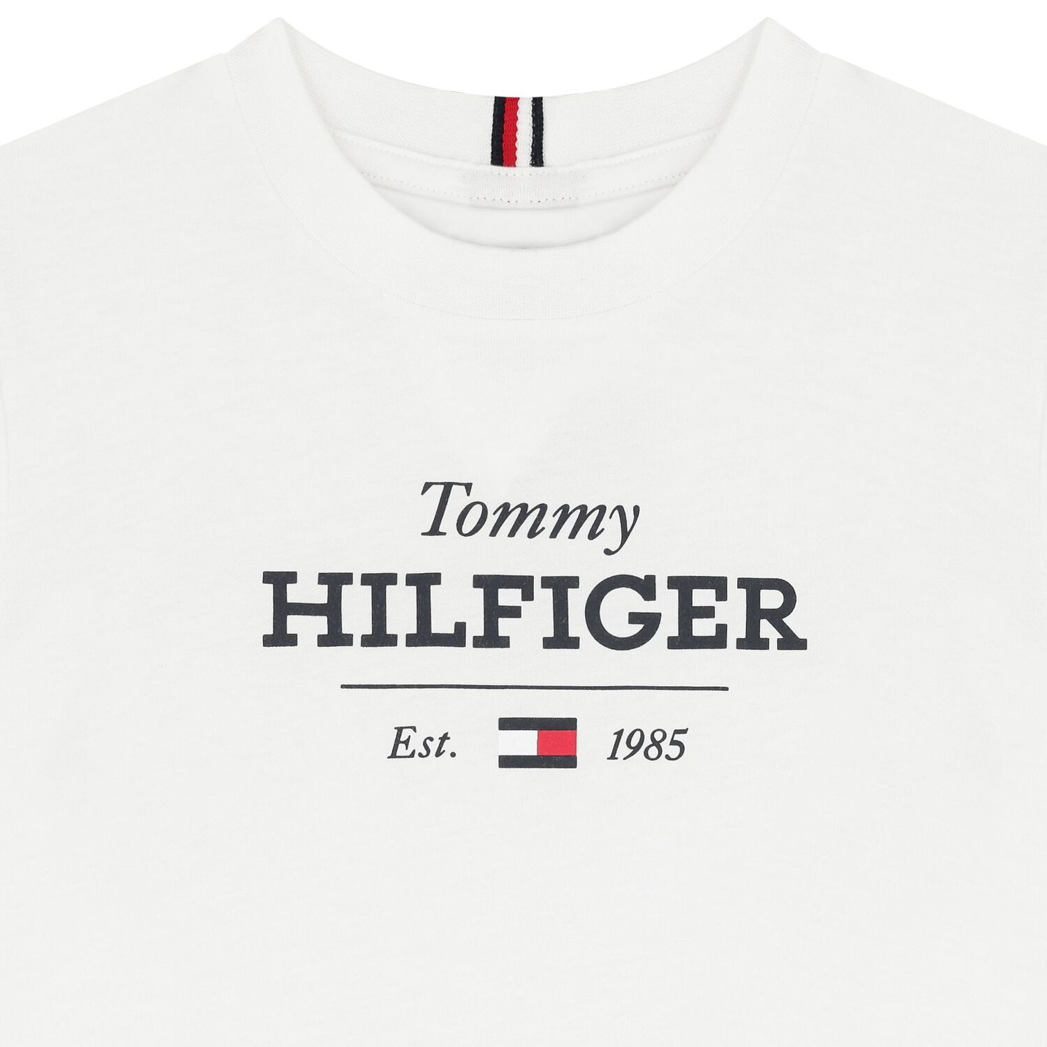 Boys White Logo T-Shirt, 4, hi-res