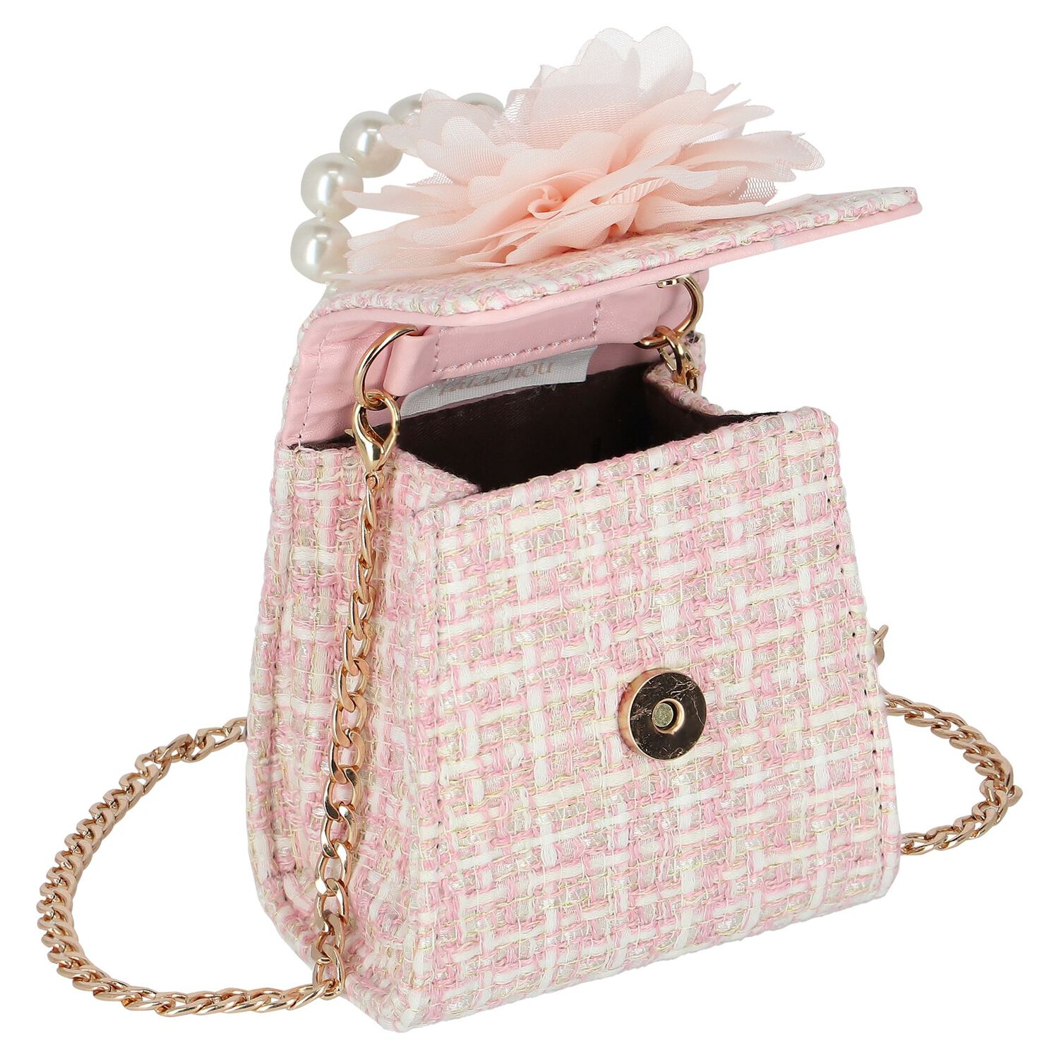 Girls Pink Handbag, 1, hi-res
