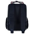 Girls Navy Blue & Silver Sequins Backpack, 1, hi-res