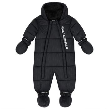 Black Logo Snowsuit