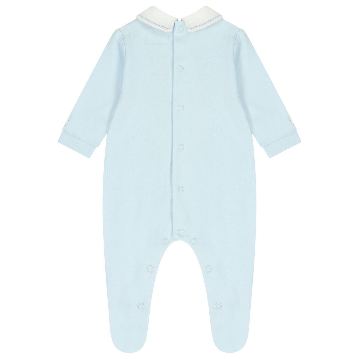 Baby Boys Blue Babygrow, 1, hi-res