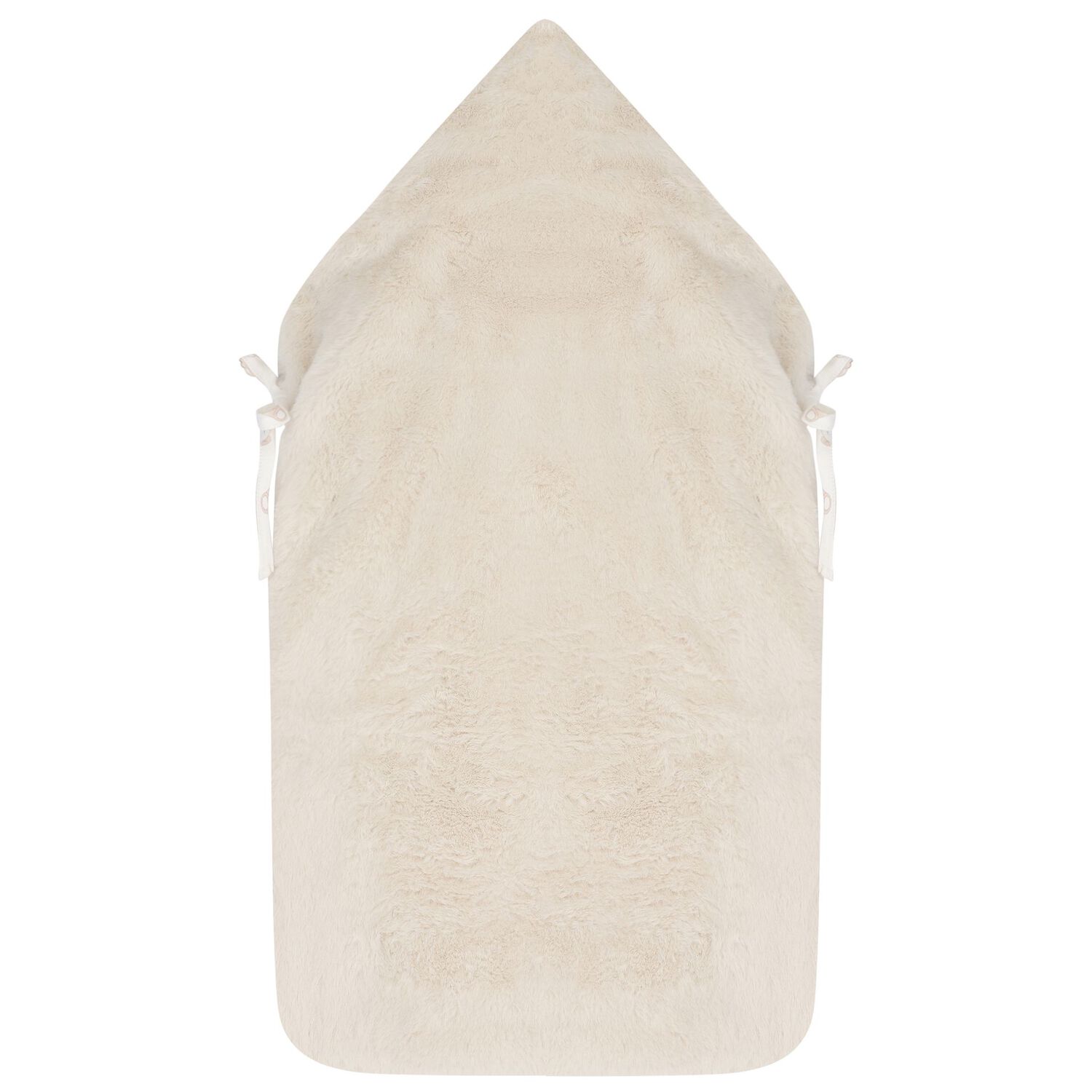 Ivory & Beige Faux Fur Baby Nest, 1, hi-res