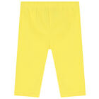 Girls Yellow & White Leggings Set, 1, hi-res