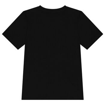 Boys Black Logo T-Shirt