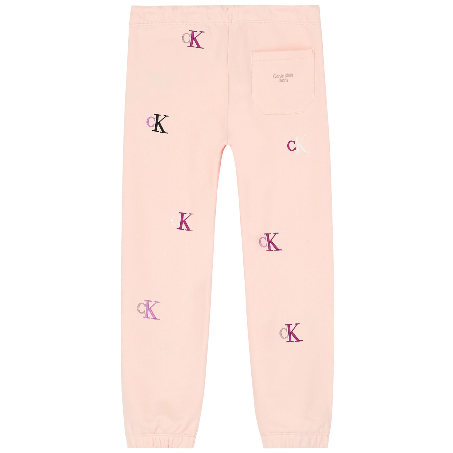Girls Pink Logo Joggers, 1, hi-res image number null