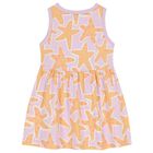 Girls Purple & Orange Star Fish Dress, 1, hi-res
