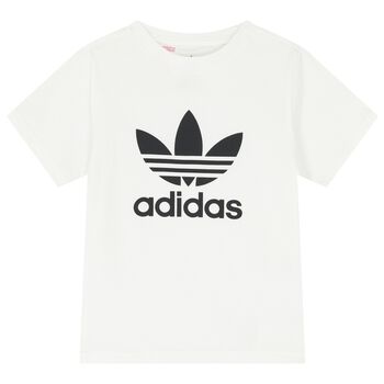 White Trefoil Logo T-Shirt