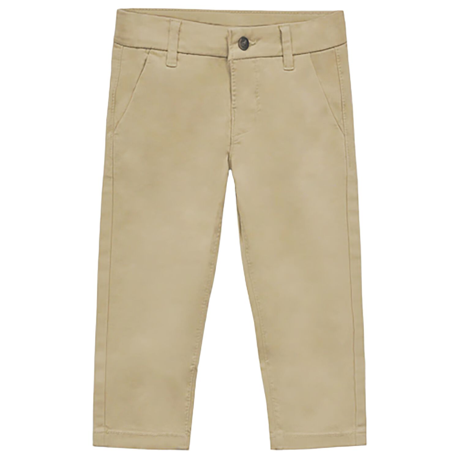 Younger Boys Beige Trousers, 1, hi-res