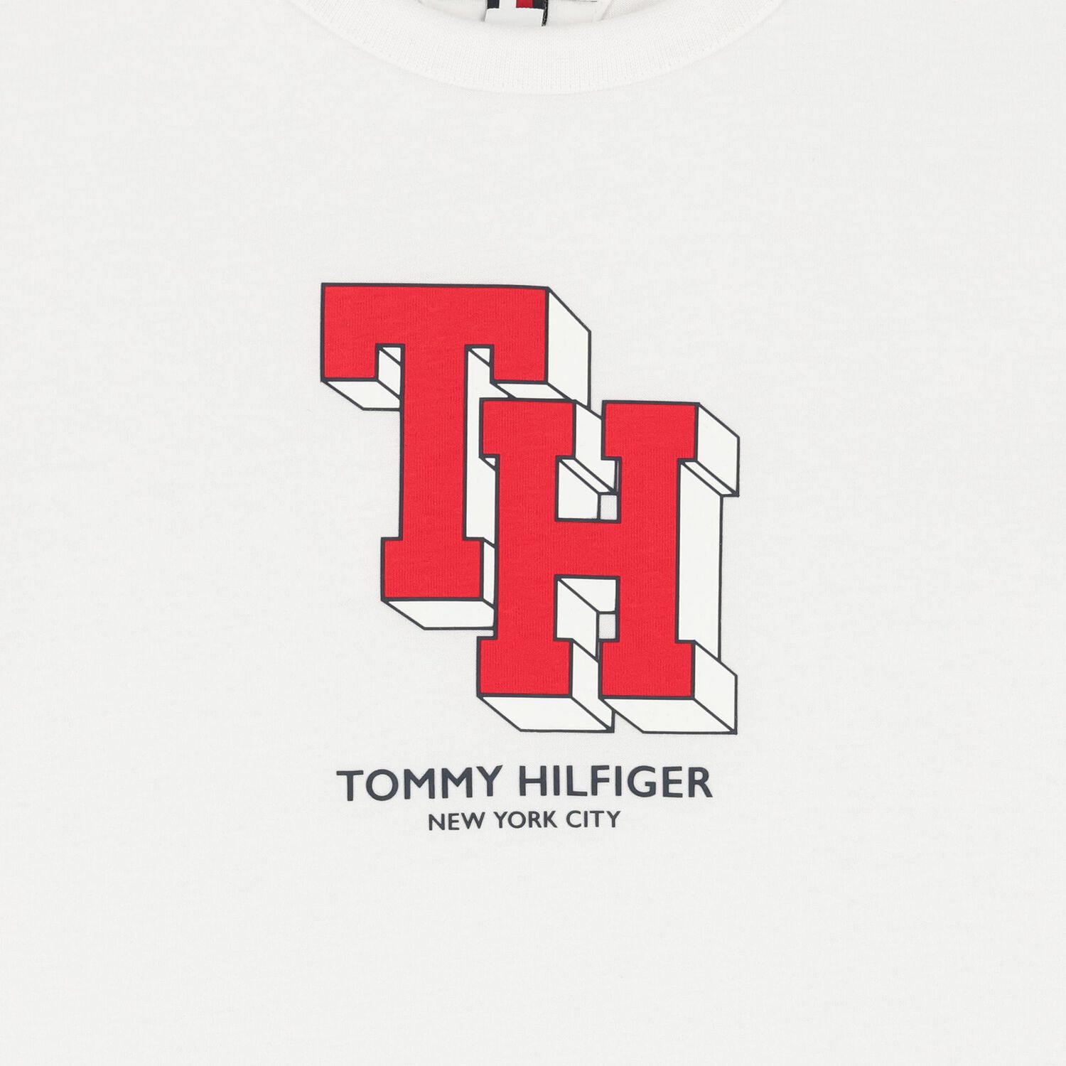 Boys White Logo T-Shirt, 5, hi-res