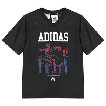 Boys Black Marvel Spider-Man T-Shirt