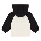 Younger Boys Beige & Black Tracksuit, 1, hi-res