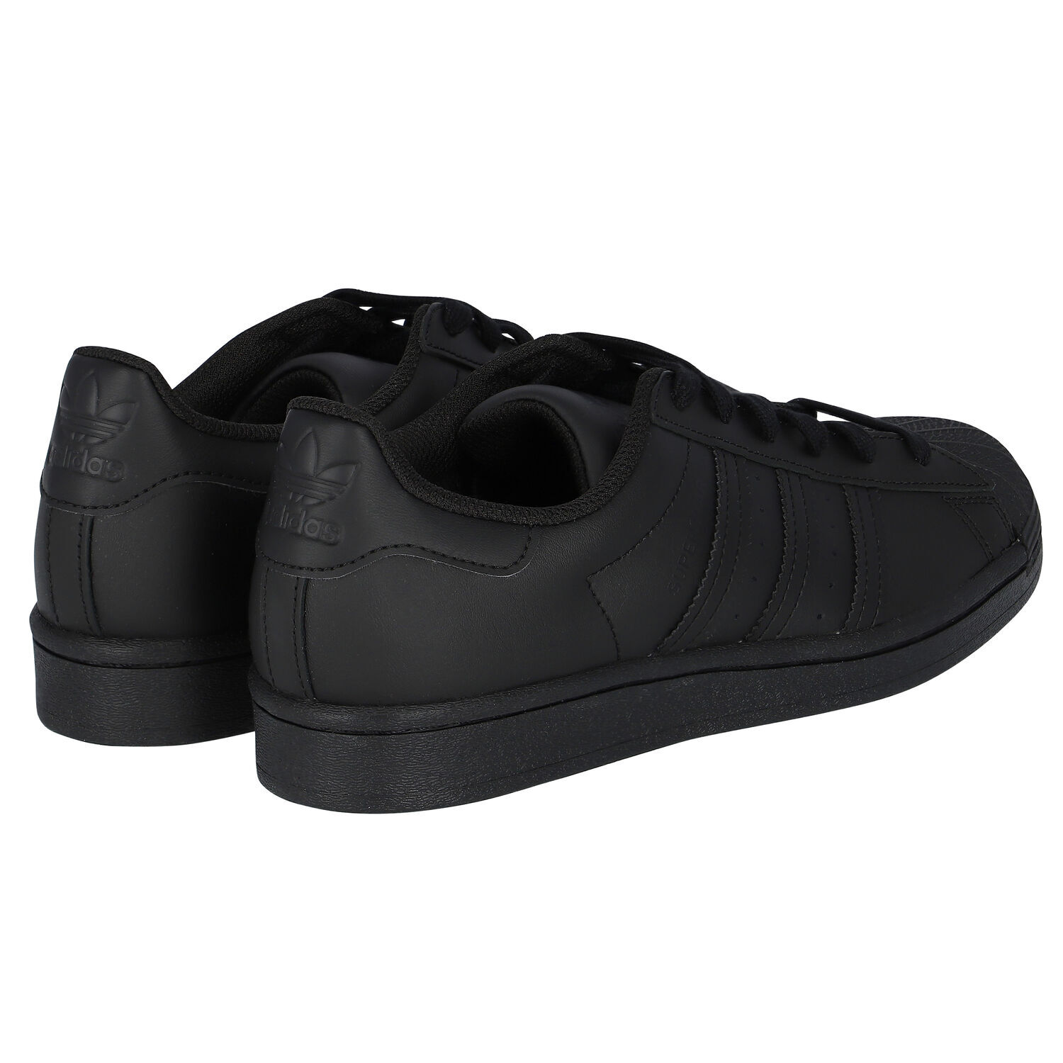 Black Superstar Trainers, 1, hi-res