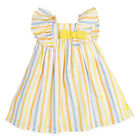 Girls Multi-Colored Striped Dress, 1, hi-res