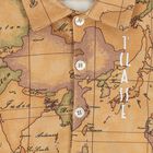 White & Beige Geo Map Babygrow Gift Set, 2, hi-res