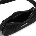 Girls Black Embellished Logo Handbag, 1, hi-res