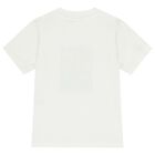 Boys Ivory Logo T-Shirt, 1, hi-res