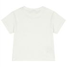 Girls White & Pink Shorts Set, 2, hi-res