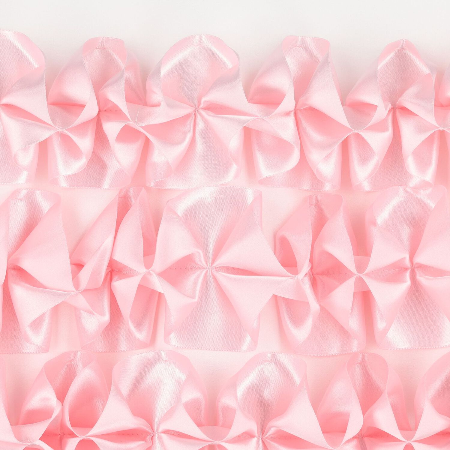 Girls White & Pink Ruched Dress, 1, hi-res