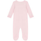Baby Girls Pink Logo Babygrow, 2, hi-res