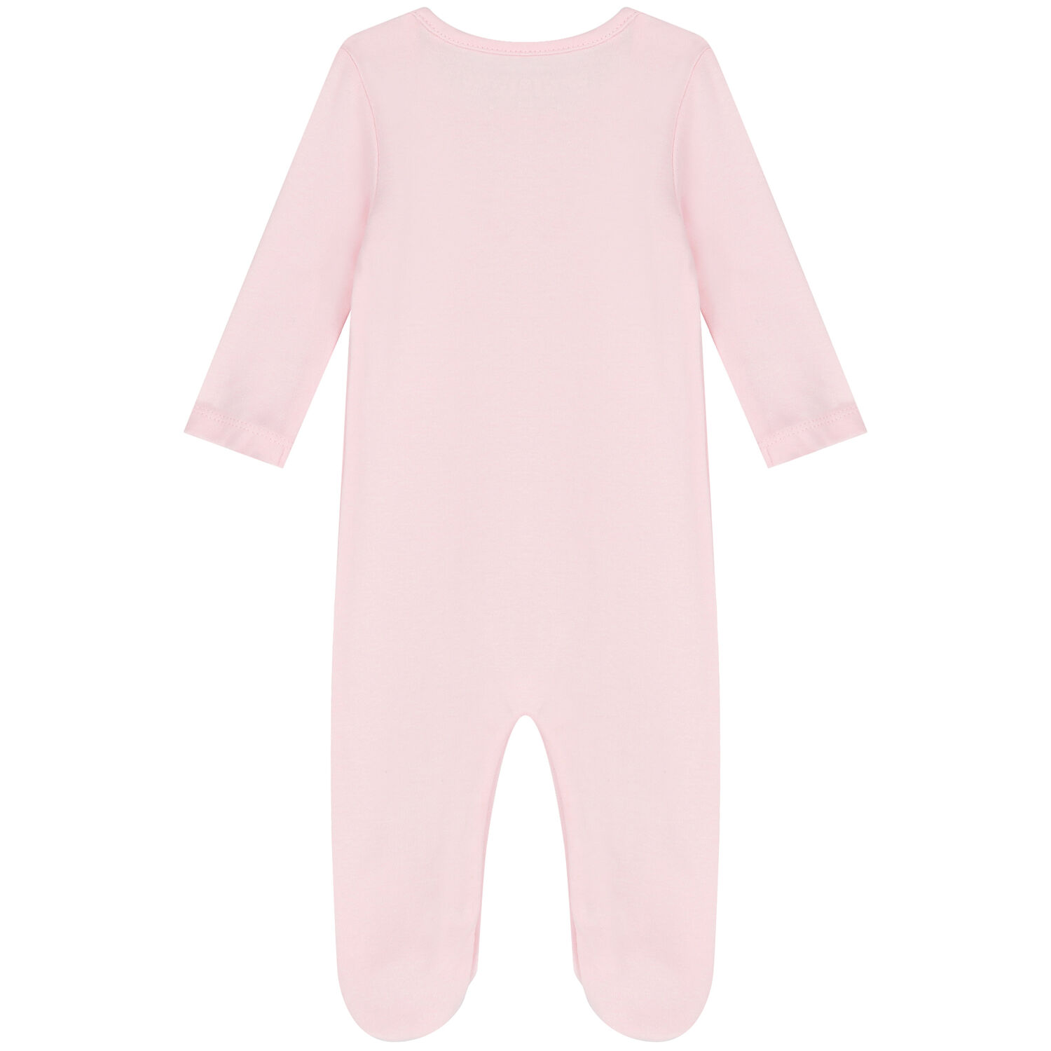 Baby Girls Pink Logo Babygrow, 2, hi-res