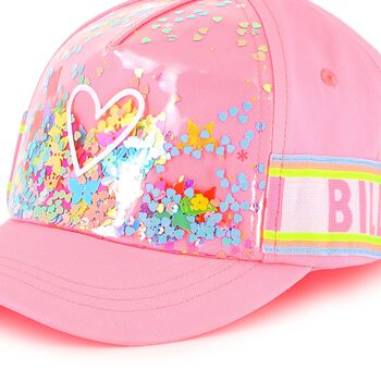 Girls Pink Logo Cap