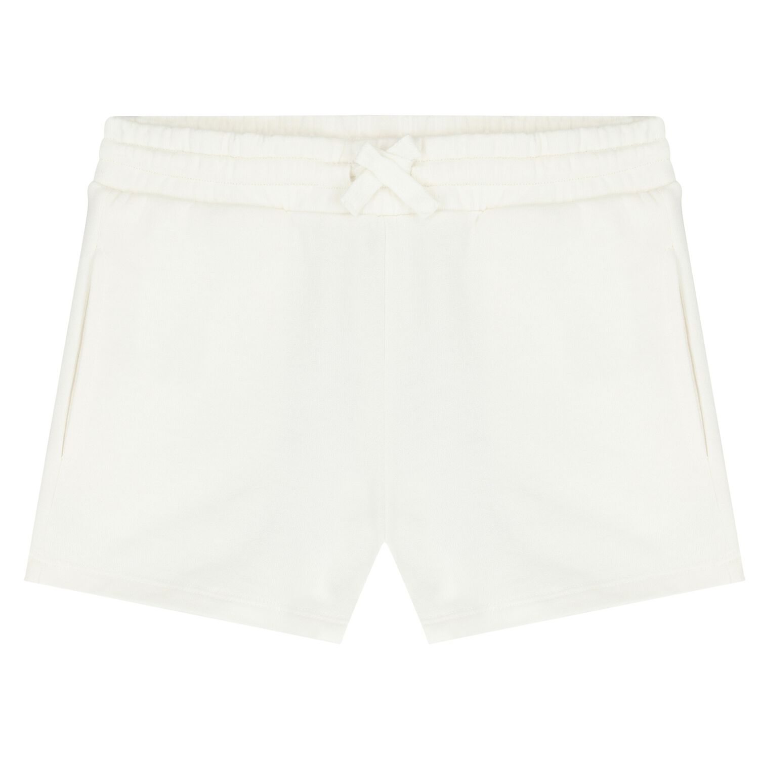 Girls Ivory Flower Shorts, 1, hi-res