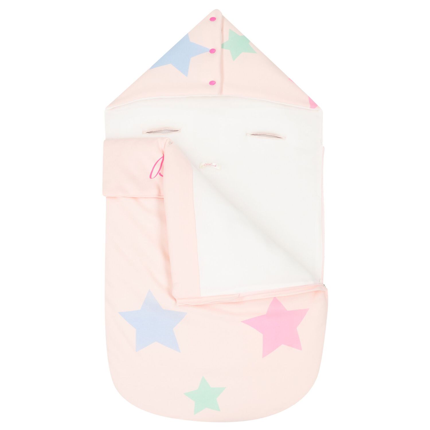 Baby Girls Pink Star Nest, 1, hi-res