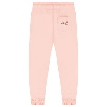  Girls Pink Logo Joggers