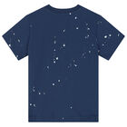 Baby Boys Navy Logo T-Shirt, 1, hi-res