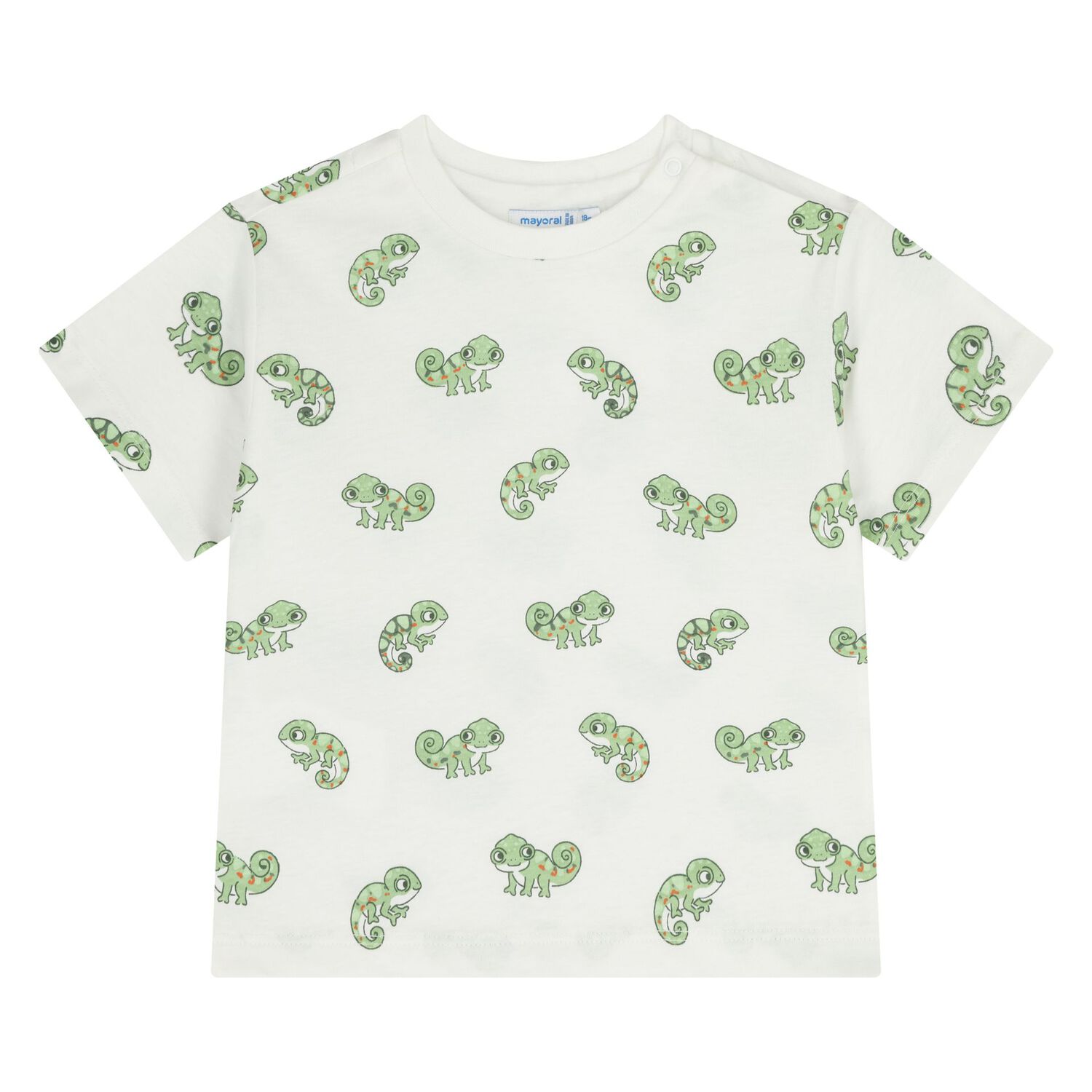 Younger Boys Beige, Ivory & Green Shorts Set, 3, hi-res