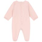 Baby Girls Pink Teddy Bear Logo Babygrow, 2, hi-res
