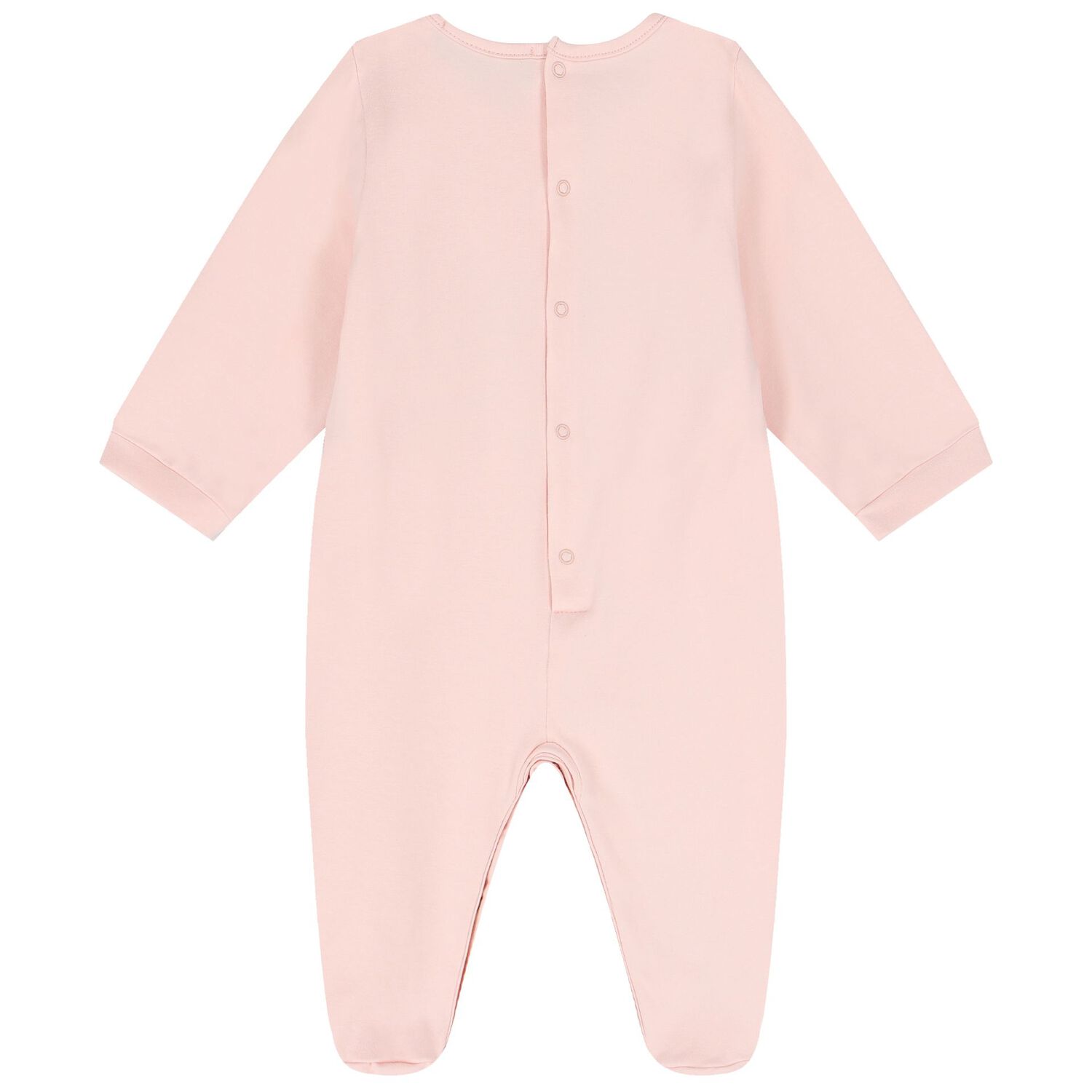 Baby Girls Pink Teddy Bear Logo Babygrow, 2, hi-res