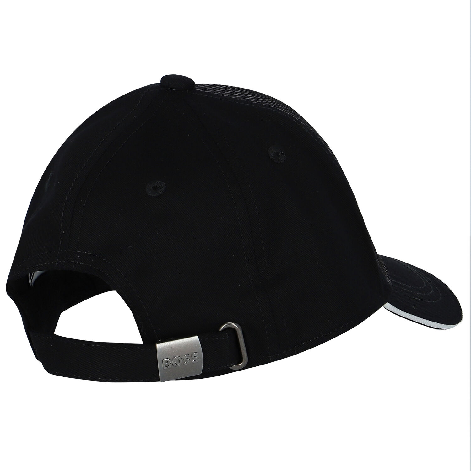Boys Black Logo Cap, 1, hi-res