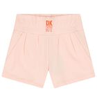 Girls Pink Logo Shorts, 1, hi-res
