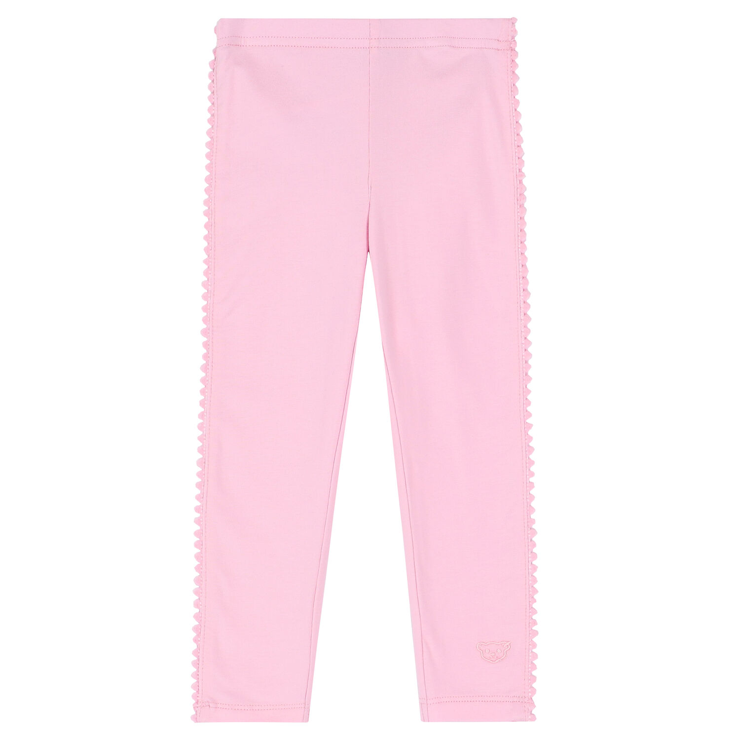 Girls Pink Teddy Leggings, 1, hi-res image number null