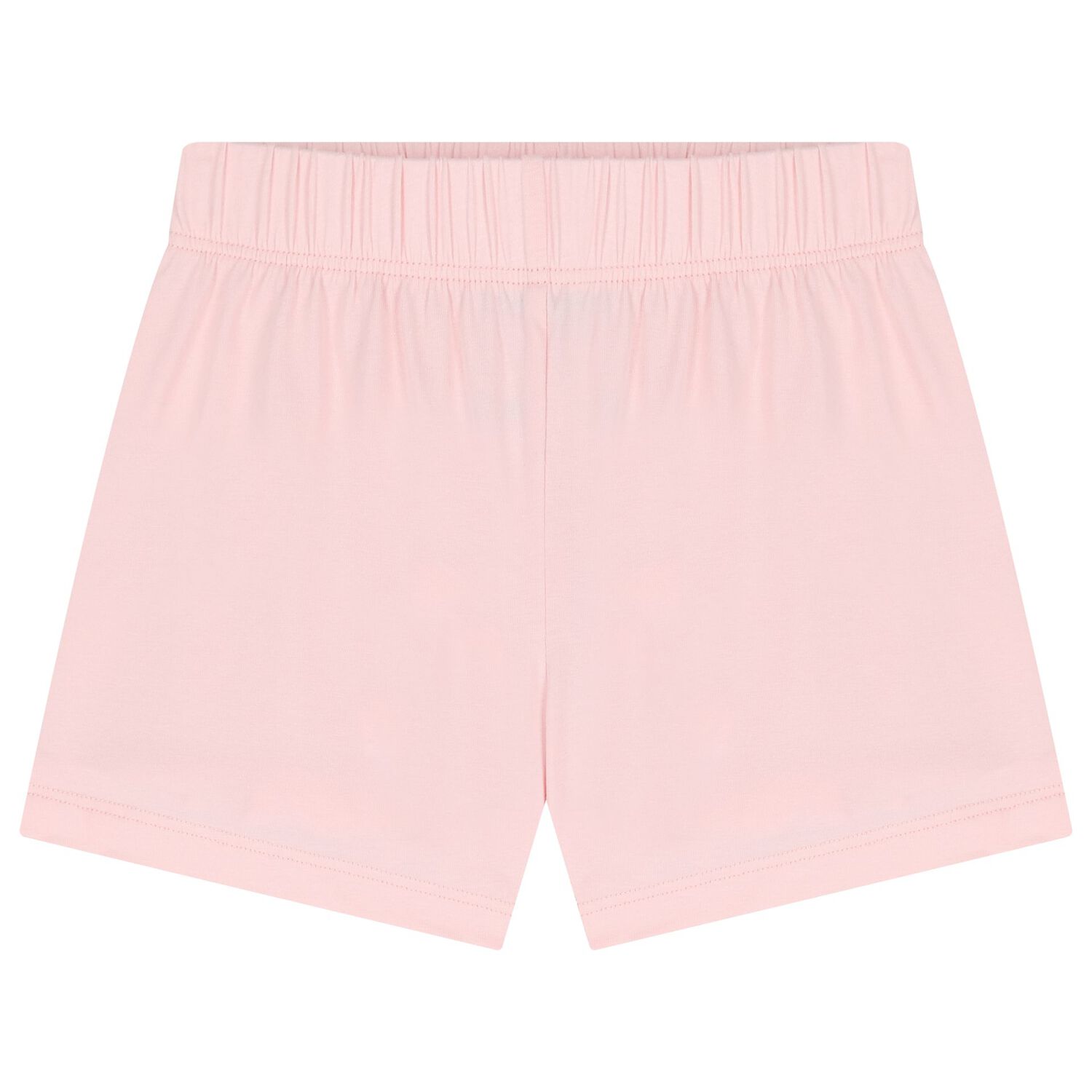 Girls White & Pink Teddy Bear Logo Pyjamas, 1, hi-res image number null