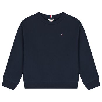 Boys Navy Blue Logo Sweatshirt