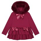 Girls Burgundy Leggings Set, 1, hi-res