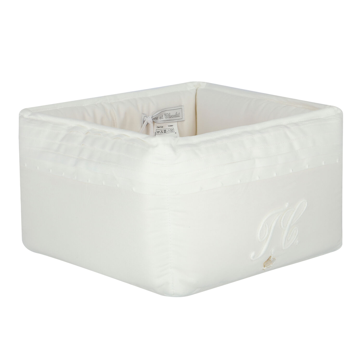 Baby White Accessory Basket, 1, hi-res image number null