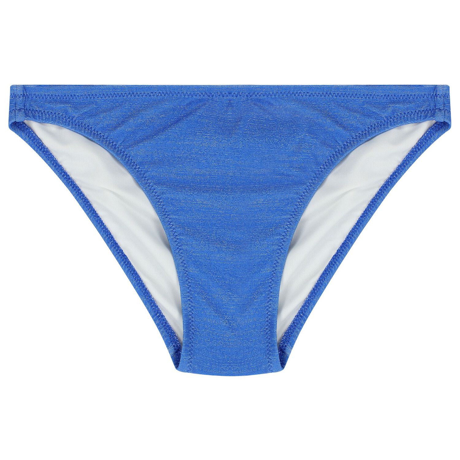 Girls Metallic Blue Bikini, 1, hi-res