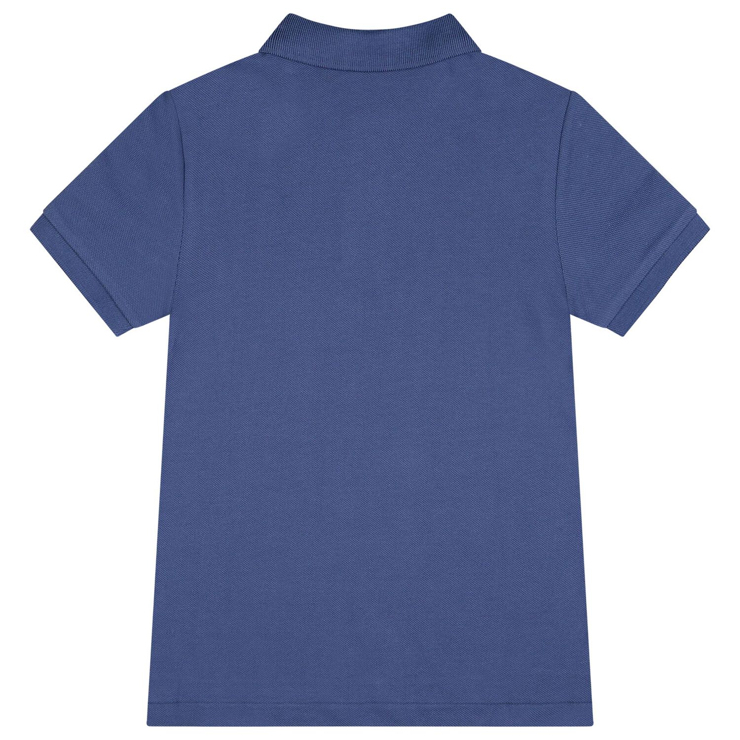 Boys Navy Blue Fishing Polo Bear Polo Shirt, 1, hi-res