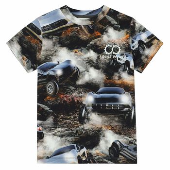 Boys Multi-Colored Cars T-Shirt