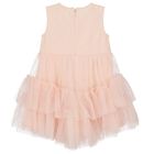 Baby Girls Pink Ruffled Dress Set, 1, hi-res