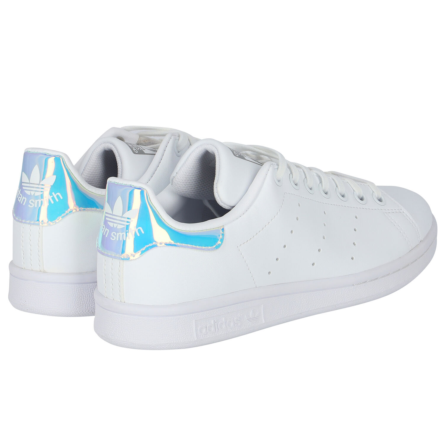White & Iridescent Stan Smith Trainers, 4, hi-res image number null
