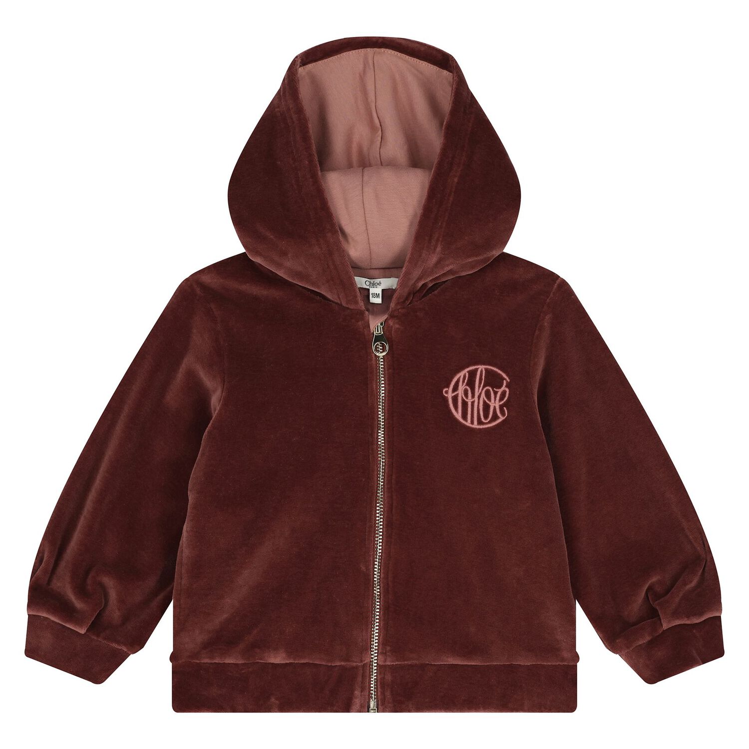 Younger Girls Burgundy Logo Tracksuit, 1, hi-res