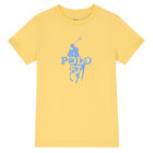 Boys Yellow Logo T-Shirt, 1, hi-res